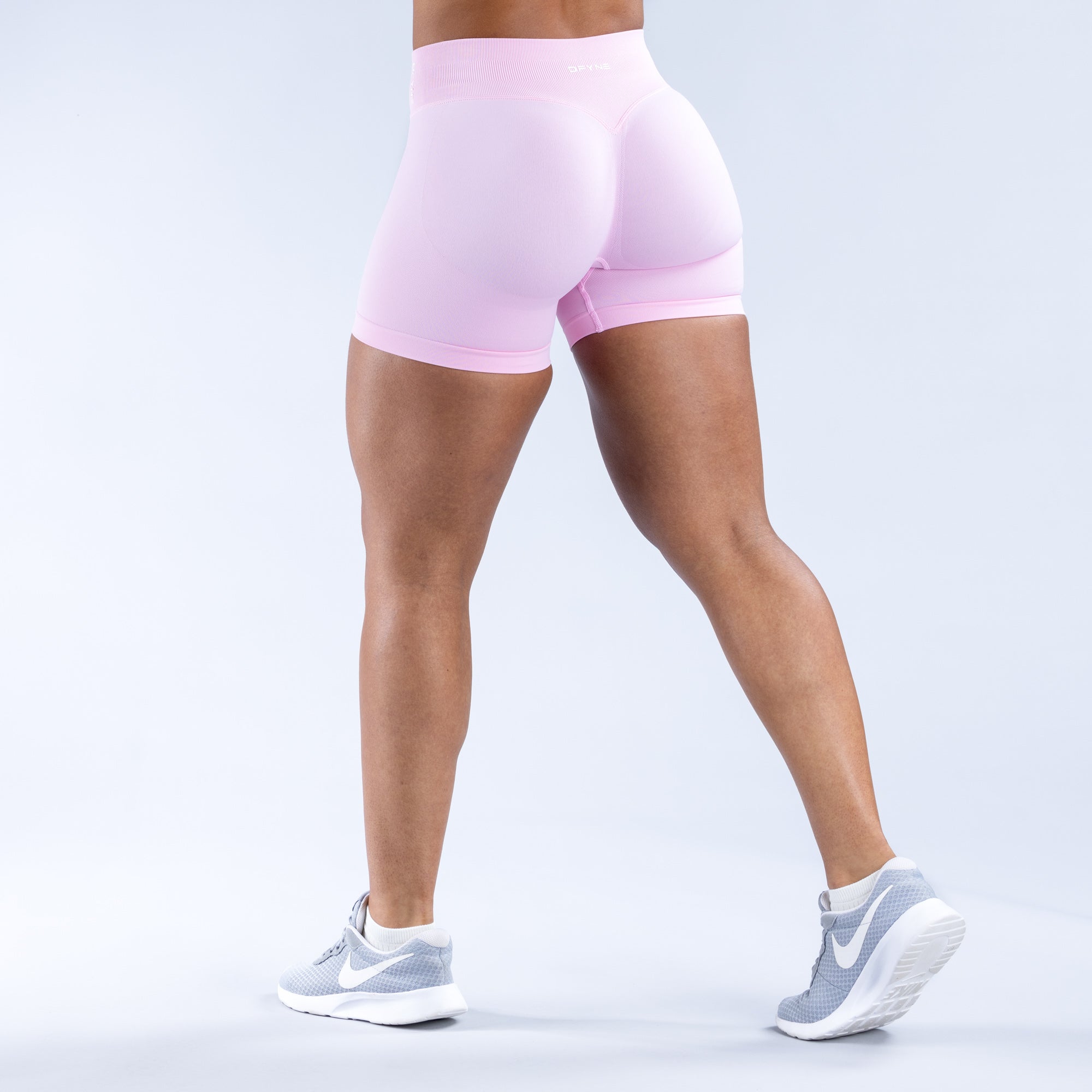 Light pink womens shorts online