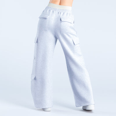 Lanyi Edit Wide Leg Cargo Joggers