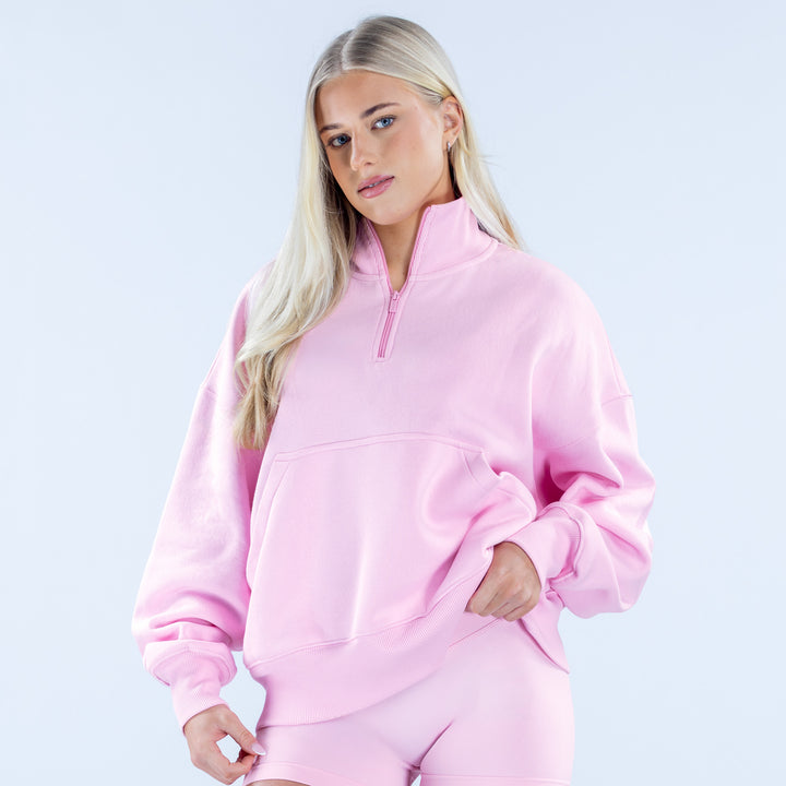 Signature Quarter Zip Sweatshirt